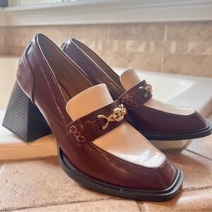 Sam Edelman Syrah and Ivory Loafers